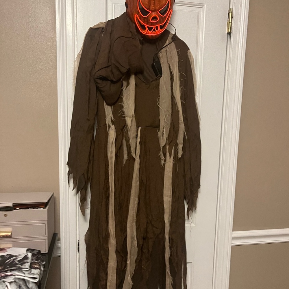 Light Up Jack O Lantern costume, Child Large 12-14